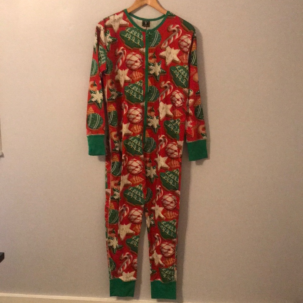 Im selling a flowers by Zoe onesie Christmas theme